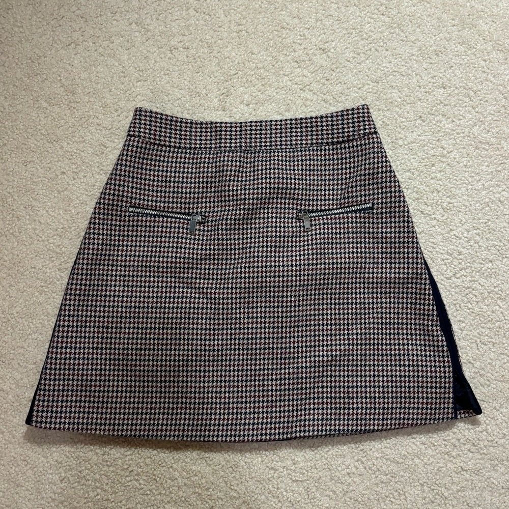 Zara plaid skirt with pockets